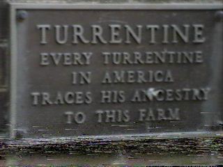 Turrentine in America traces his ancestory to farm